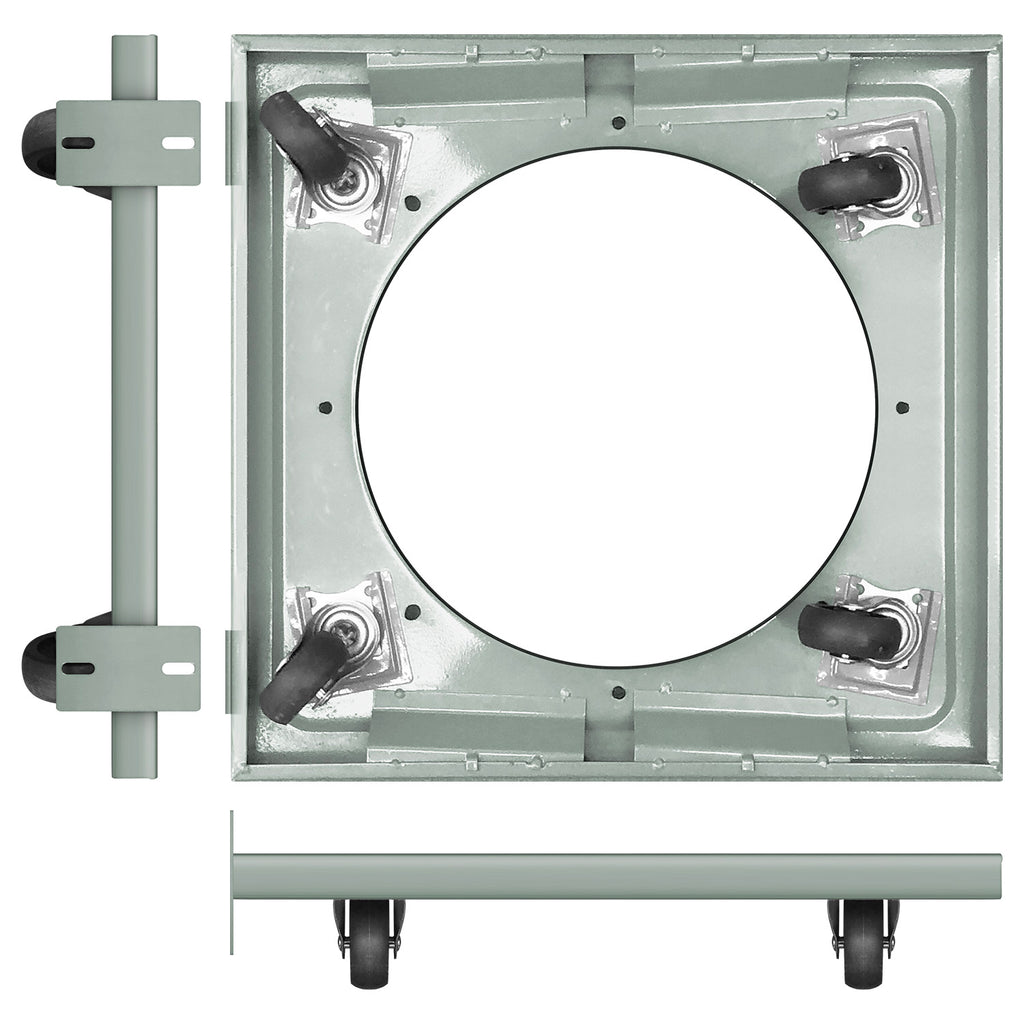 Wheeled Cylinder Tray - Asters Maldives