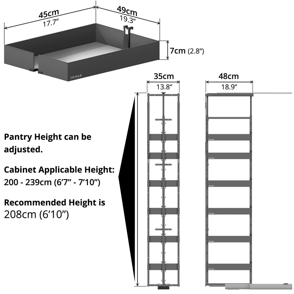 Pull-Out Pantry Organiser - Asters Maldives