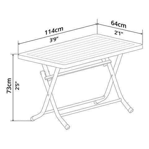 Dining Table (foldable) - Asters Maldives