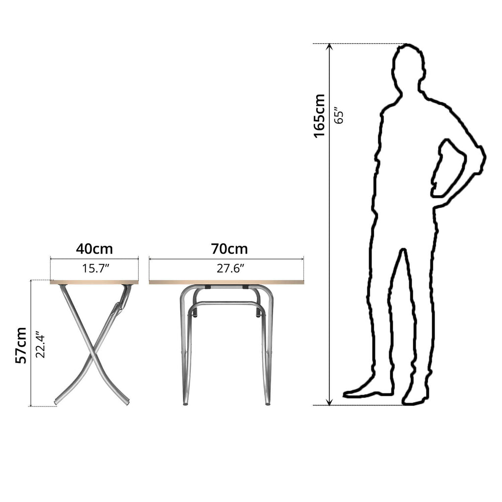 Folding Table (40 x 70cm) - Asters Maldives