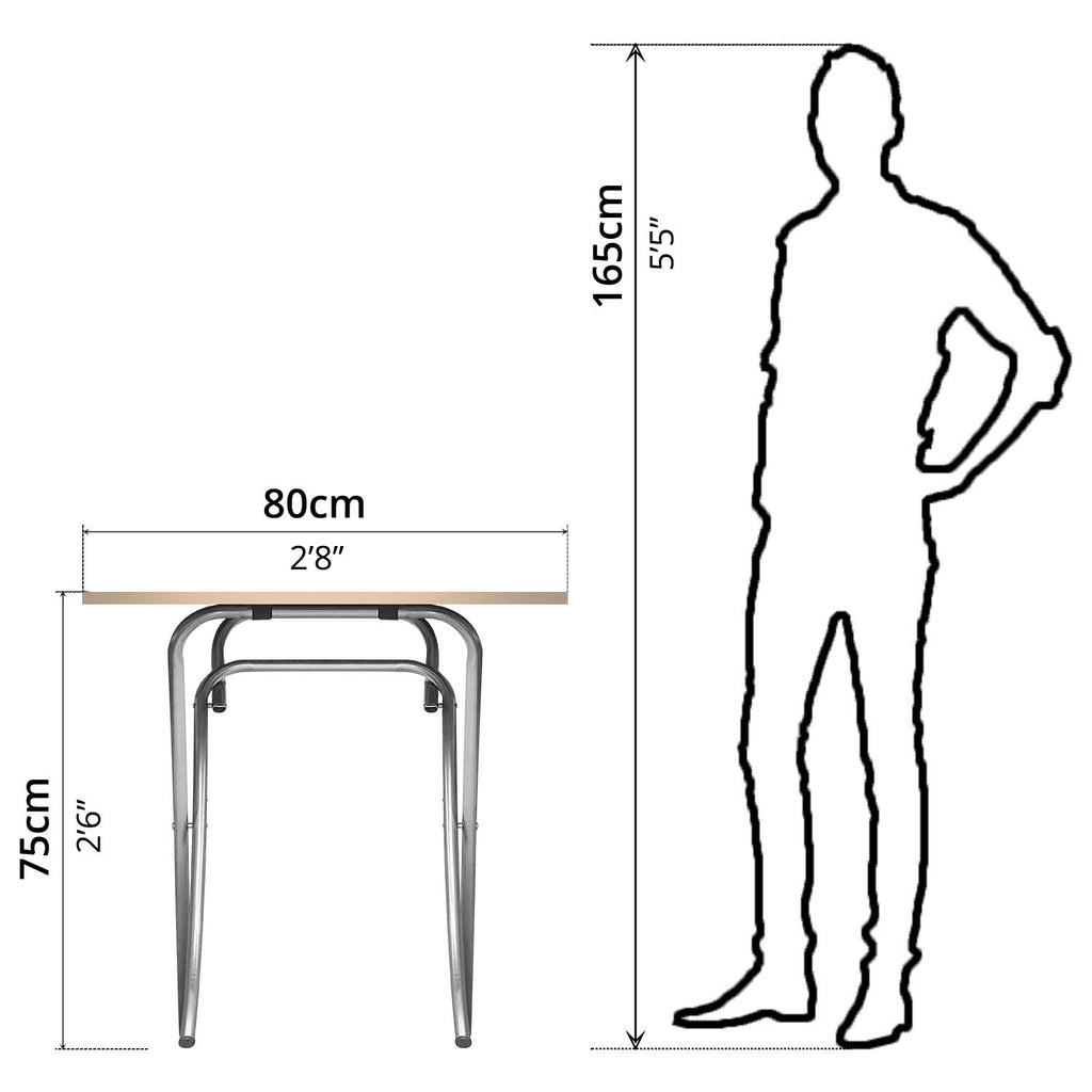 Folding Table (Ø80cm) - Asters Maldives