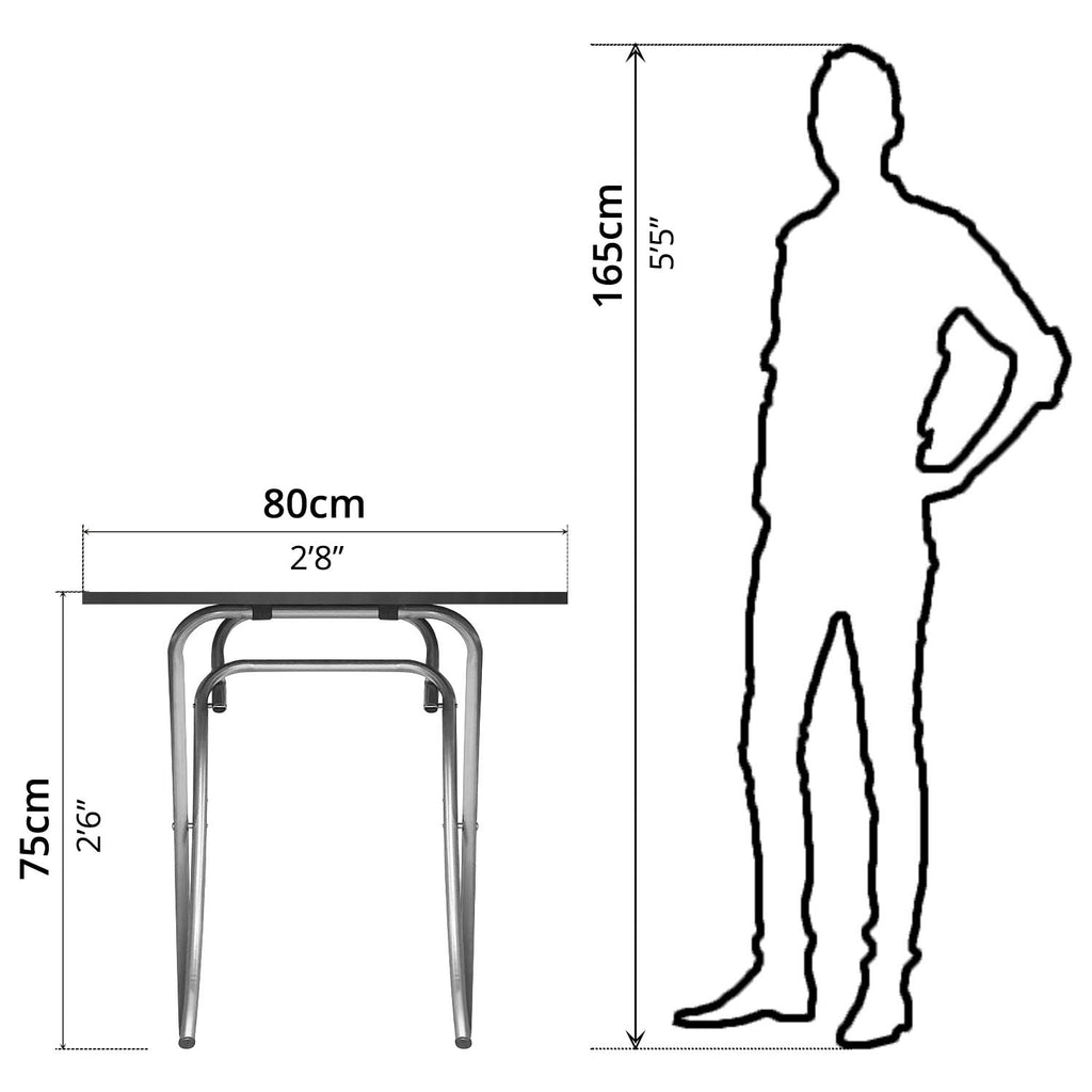 Folding Table (Ø80cm) - Asters Maldives