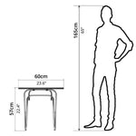 Folding Table (Ø60cm) - Asters Maldives
