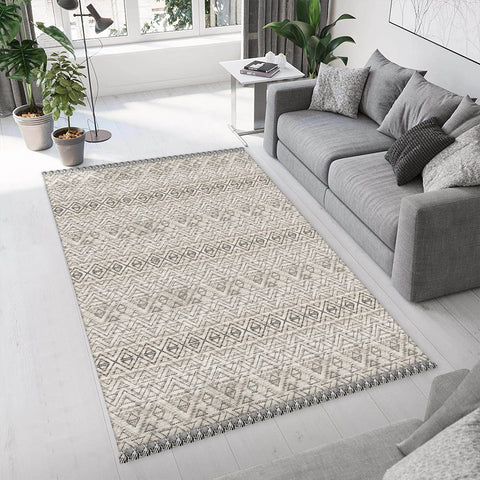 Fringe Rug (80 x 140cm) - Asters Maldives