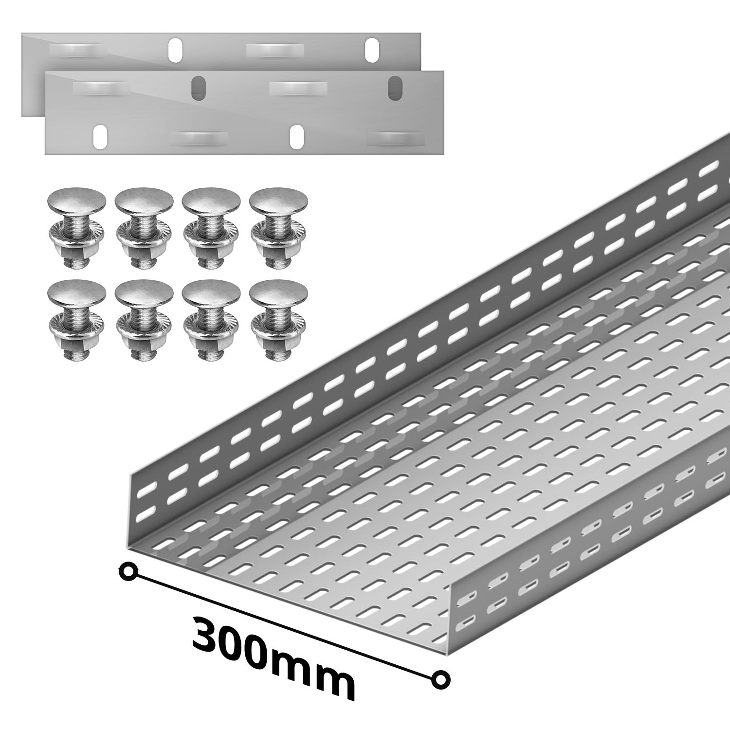 CH&Q (GC01-03) 11PCs Metal Cable Tray Bundle, Silver– Asters Maldives