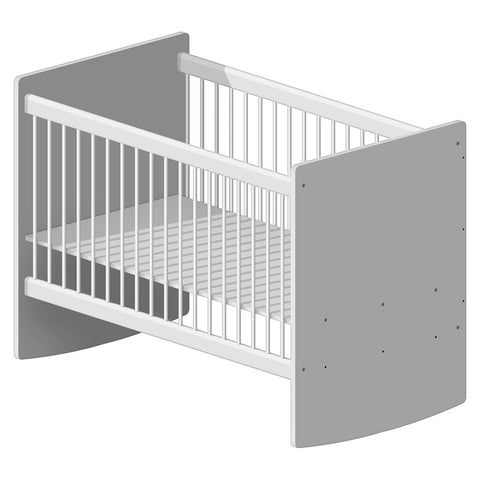 Baby Cot with Foam Mattress - Asters Maldives