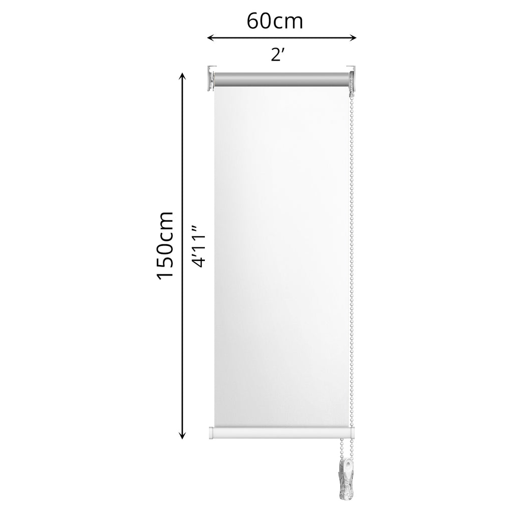 Blackout Roller Blind (60 x 150cm) - Asters Maldives