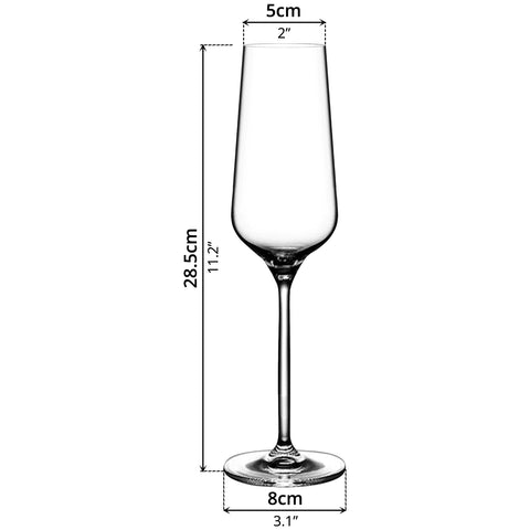 Wine Glass, 6 PCs (360ml Flute) - Asters Maldives