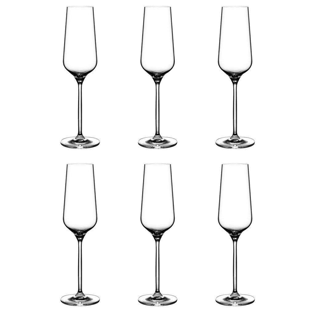 6-pcs Wine Glass (380ml Flute) - Asters Maldives