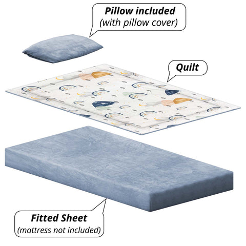 Baby Bedding Bundle (3 PCs) - Asters Maldives