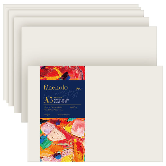 Water Color Paper, A3 (16 Sheets) - Asters Maldives