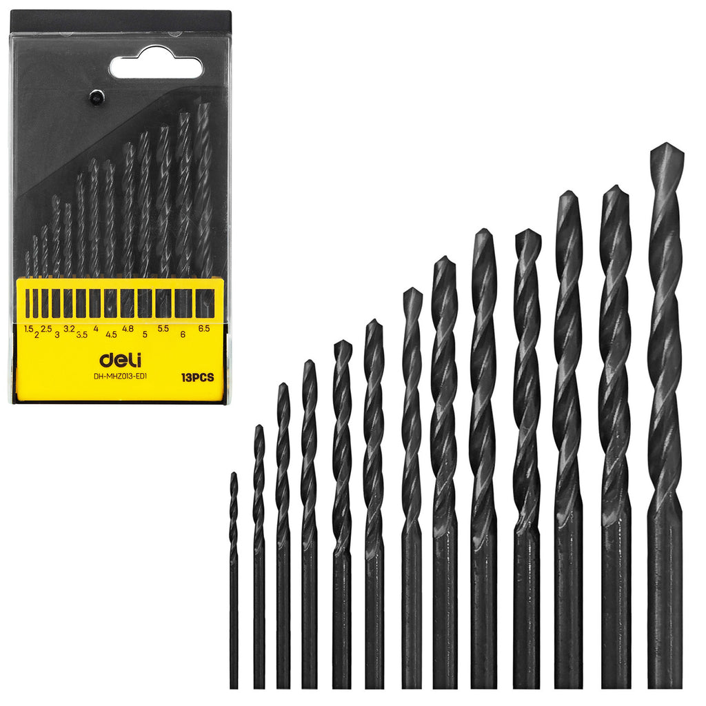 Drill Bit, Ø1.5 - 6.5mm (13 PCs) - Asters Maldives