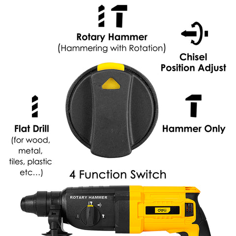 Rotary Hammer (4-in-1) - Asters Maldives