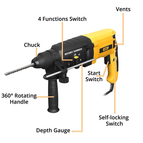 Rotary Hammer (4-in-1) - Asters Maldives