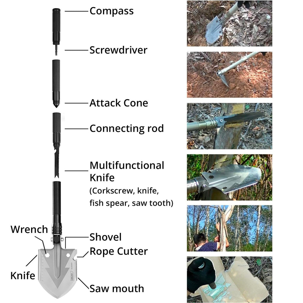 Tri-fold Shovel (29") - Asters Maldives