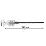 Tri-fold Shovel (29") - Asters Maldives