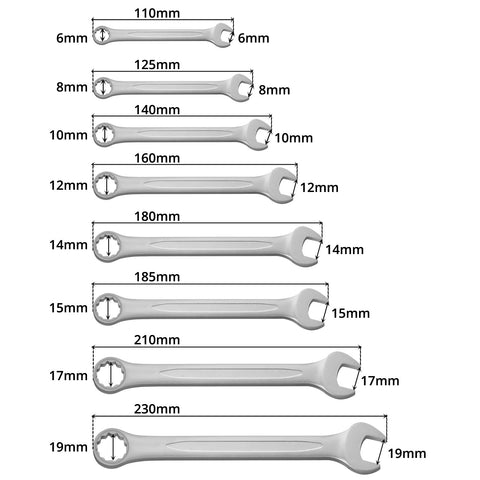 Spanner Set (8 PCs) - Asters Maldives