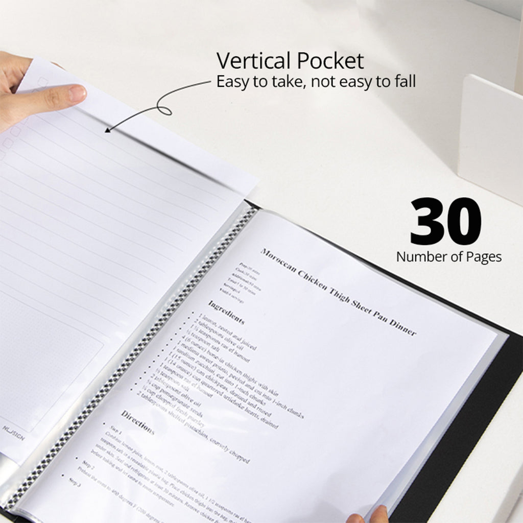 Display Book, 30 Pockets (A4) - Asters Maldives