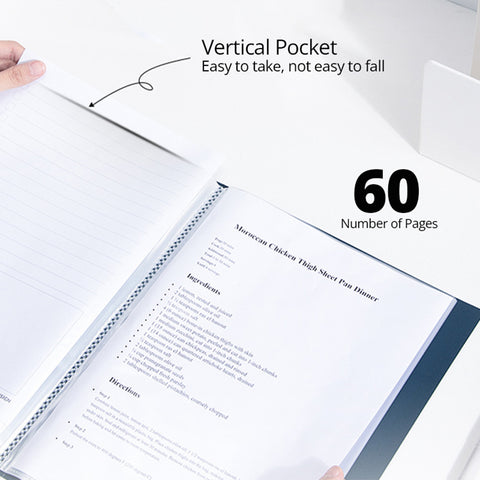 Display Book, 60 Pockets (A4) - Asters Maldives