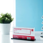 Menu Holder (10 x 20cm) - Asters Maldives