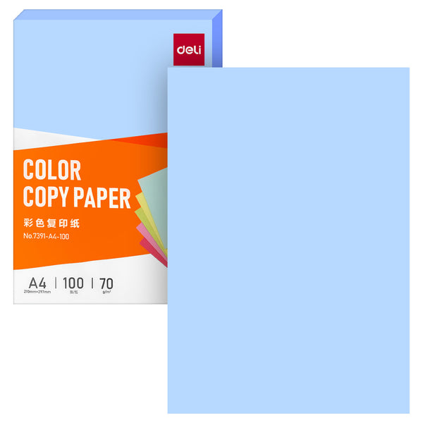 Color Paper, 100 Sheets (A4)