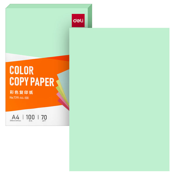 Color Paper, 100 Sheets (A4)