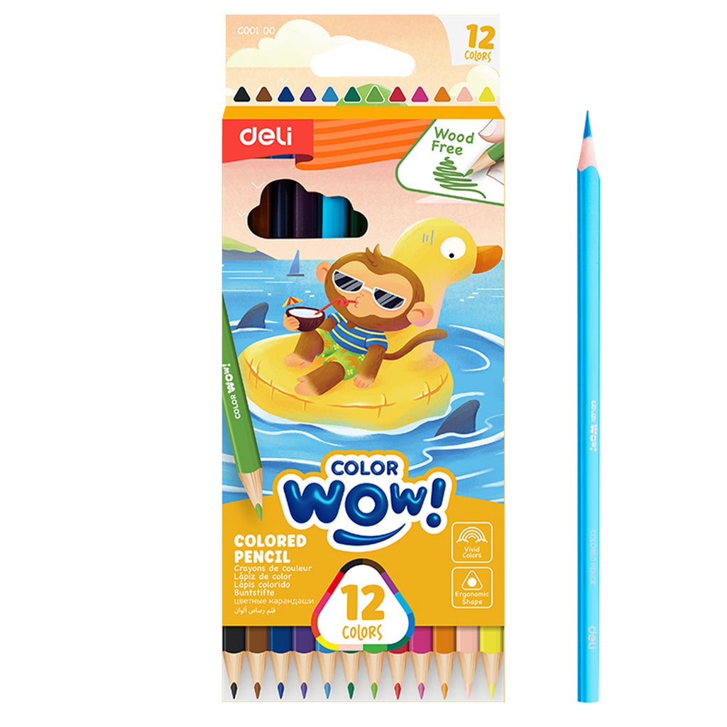 Color Pencil Set (12 PCs) - Asters Maldives