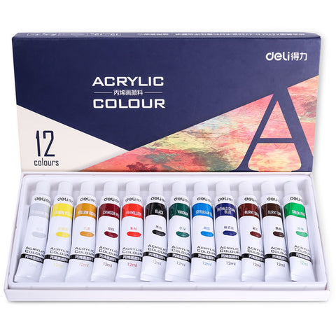 12-pcs Poster Color Tube Set - Asters Maldives