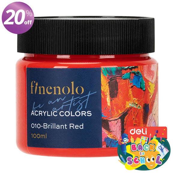 100ml Acrylic Color (Brilliant Red)