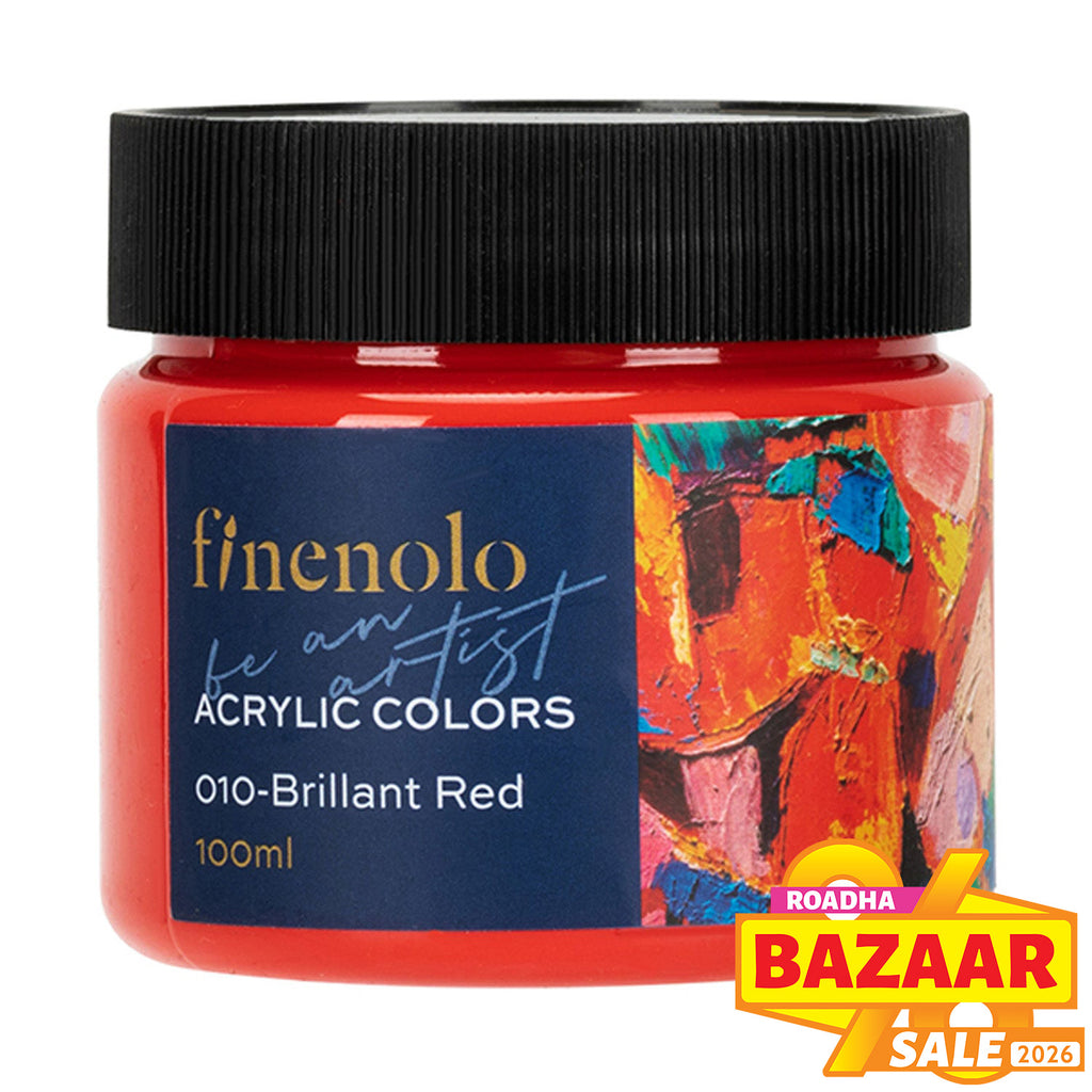 100ml Acrylic Color (Brilliant Red) - Asters Maldives