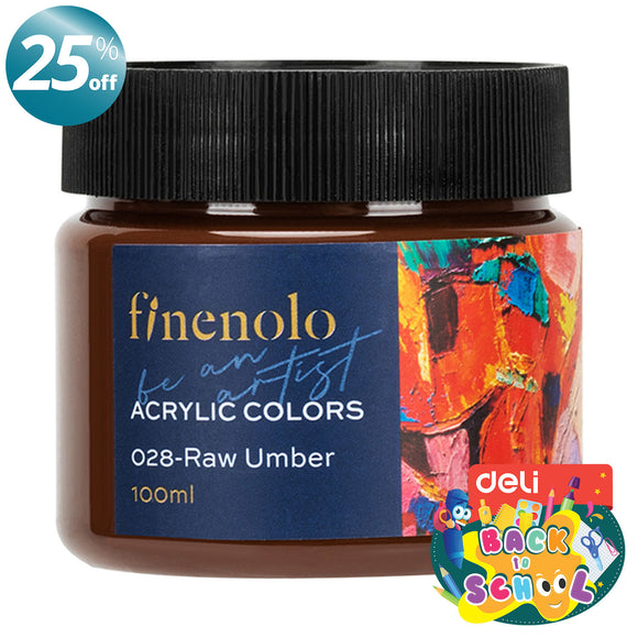 100ml Acrylic Color (Raw Umber) - Asters Maldives