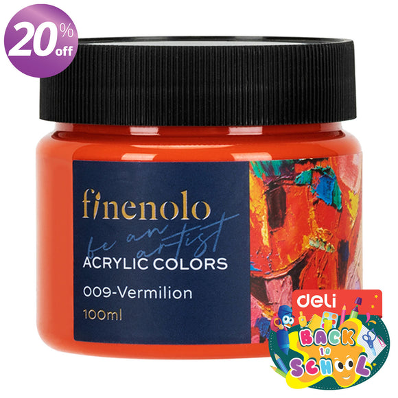 100ml Acrylic Color (Vermillion) - Asters Maldives