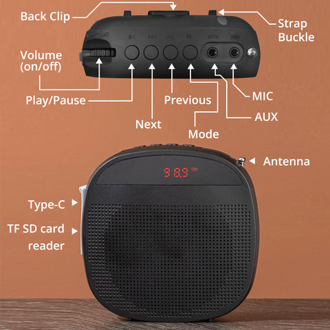 Speaker with Headset - Asters Maldives