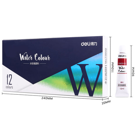 Water Color Tube Set (12 Colors) - Asters Maldives