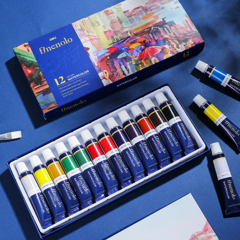 Water Color Tube Set (12 Colors) - Asters Maldives