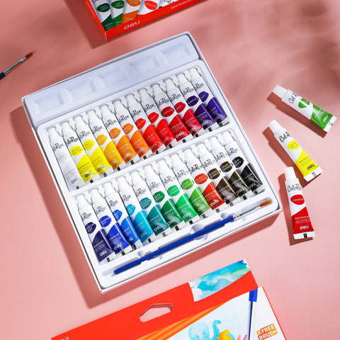Water Color Tube Set (24 Colors) - Asters Maldives