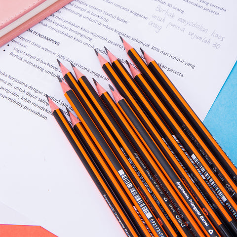 12-pcs Pencil (2B) - Asters Maldives