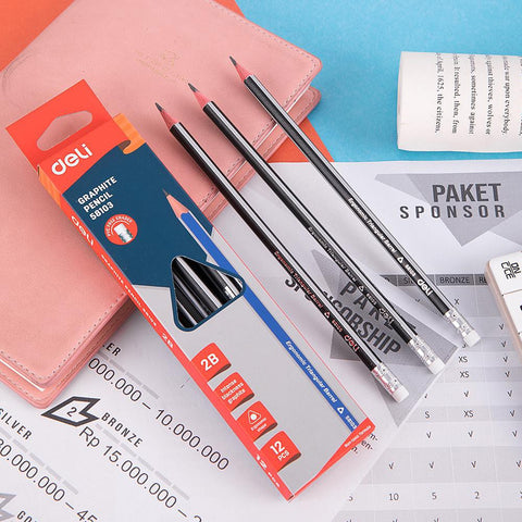 12-pcs Pencil (2B) - Asters Maldives