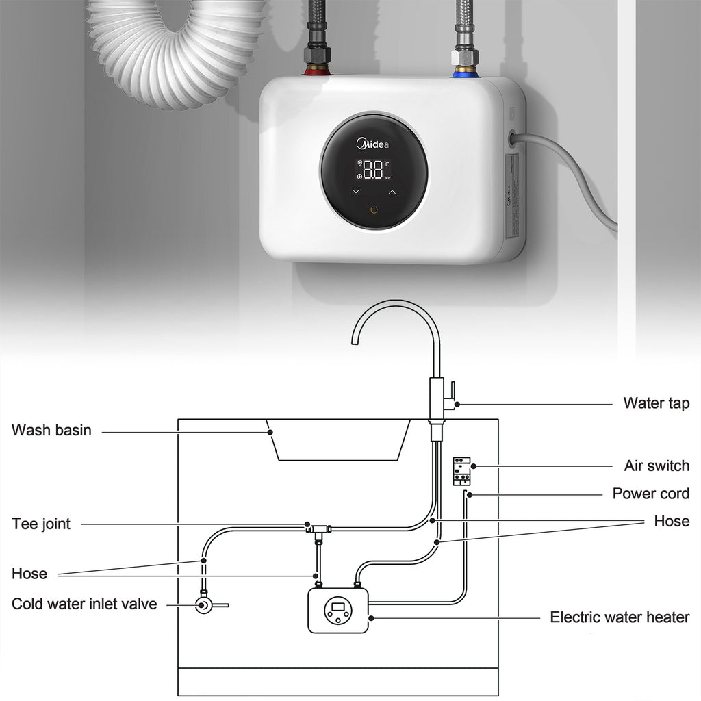 Water Heater (under-sink) - Asters Maldives