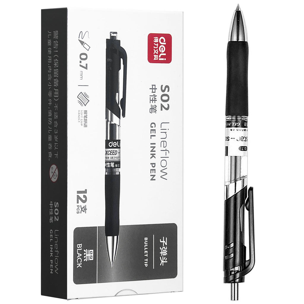 12-pcs Gel Ink Pen (0.7mm) - Asters Maldives