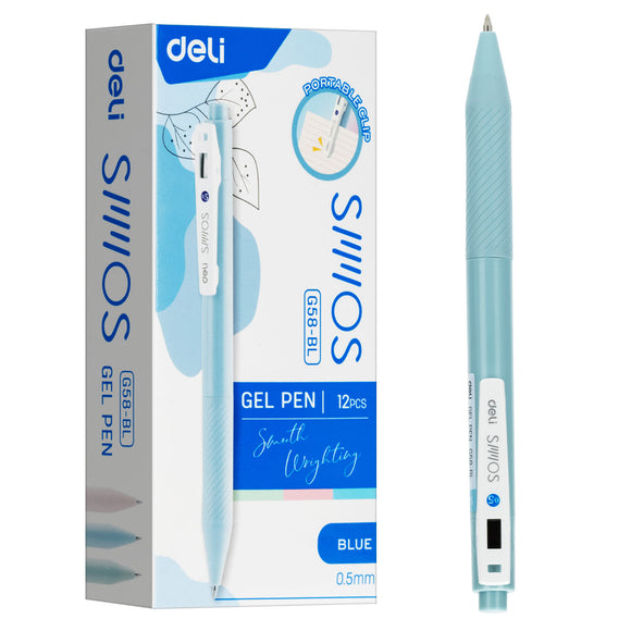 12-pcs Gel Ink Pen (0.5mm) - Asters Maldives