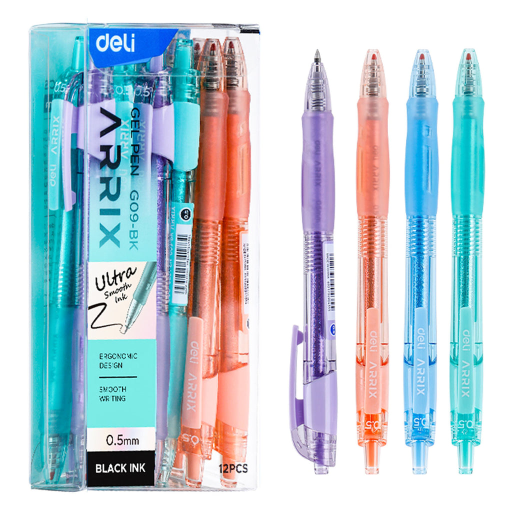 12-pcs Gel Ink Pen (0.5mm) - Asters Maldives