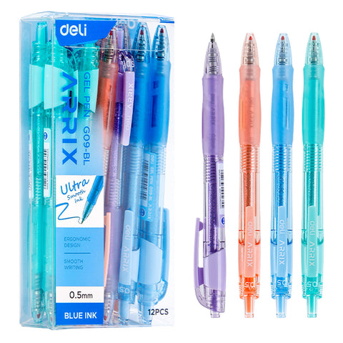 12-pcs Gel Ink Pen (0.5mm)