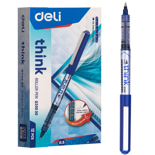 12-pcs Roller Ball Pen (0.5mm)