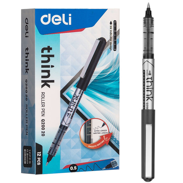 12-pcs Roller Ball Pen (0.5mm)