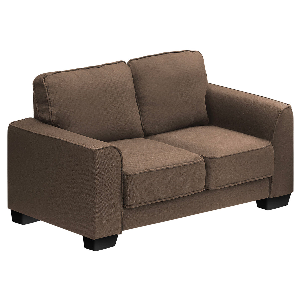 110052 MLM (110052) Fabric 2-Seater Sofa, Brown– Asters Maldives