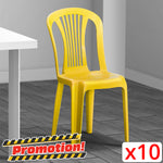 Plastic Chair (10 PCs) - Asters Maldives