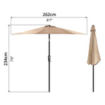 Outdoor Umbrella (Ø8'7") - Asters Maldives