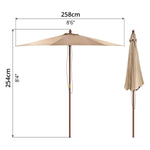 Umbrella with 20kg Base - Asters Maldives