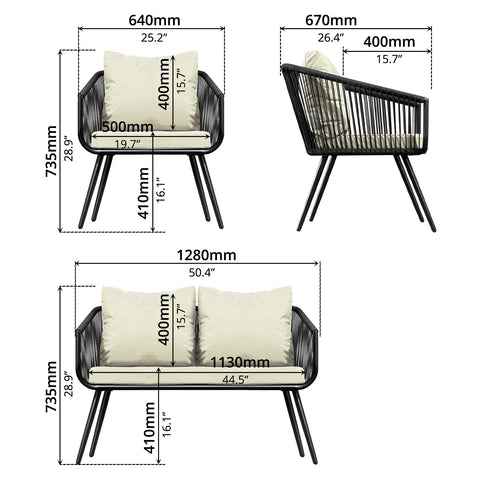 Outdoor-Lounge Set